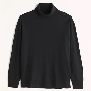 ABERCROMBIE ESSENTIAL JERSEY TURTLENECK
